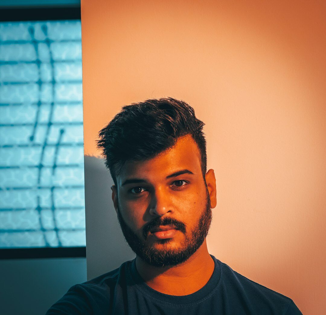 Studio portrait of an Australian man technical director